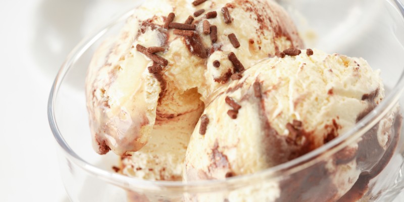 Straciatella ice cream
